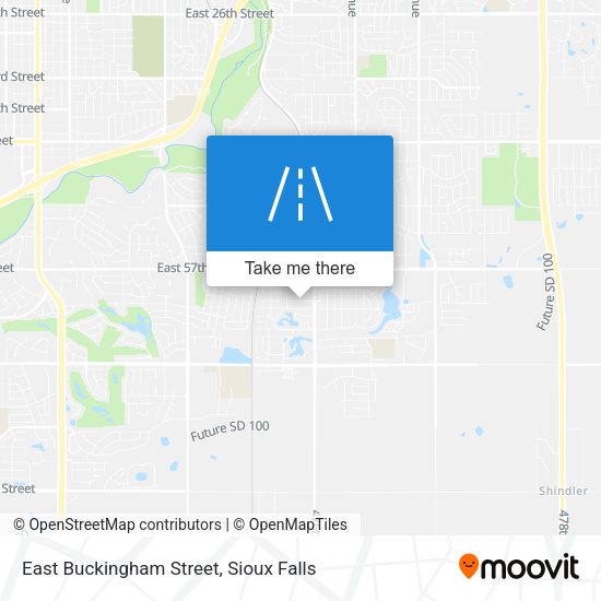 East Buckingham Street map