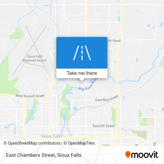 East Chambers Street map