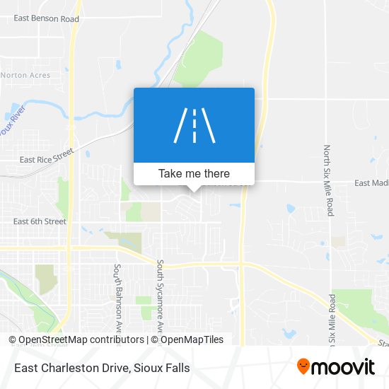 Mapa de East Charleston Drive