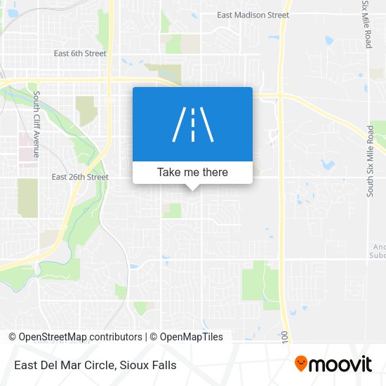 Mapa de East Del Mar Circle