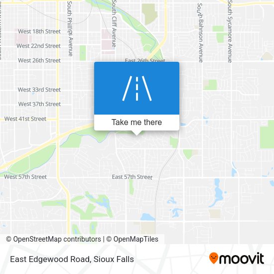 East Edgewood Road map
