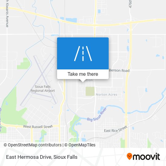 Mapa de East Hermosa Drive