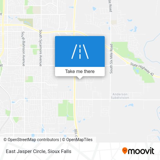 Mapa de East Jasper Circle