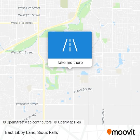 Mapa de East Libby Lane