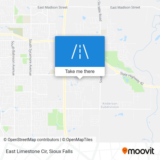 East Limestone Cir map