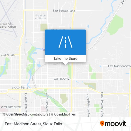 East Madison Street map