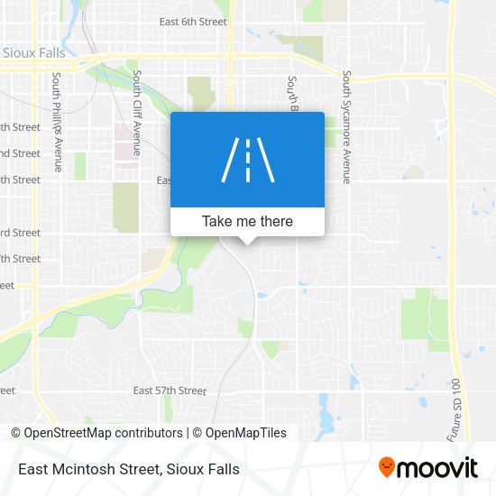 Mapa de East Mcintosh Street