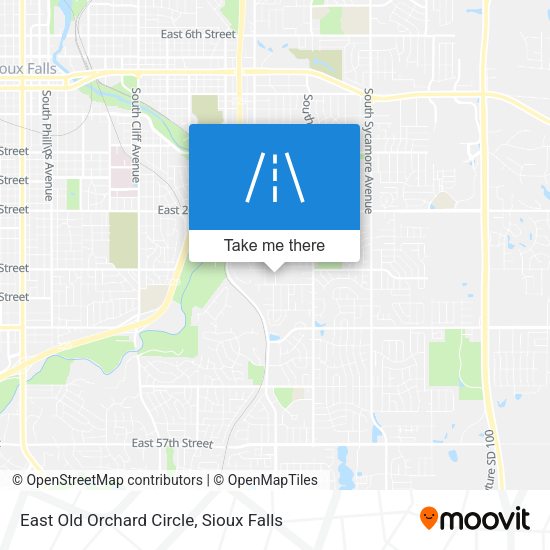 Mapa de East Old Orchard Circle