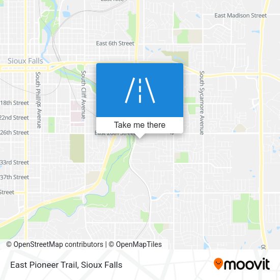 East Pioneer Trail map