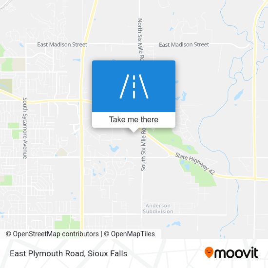 East Plymouth Road map
