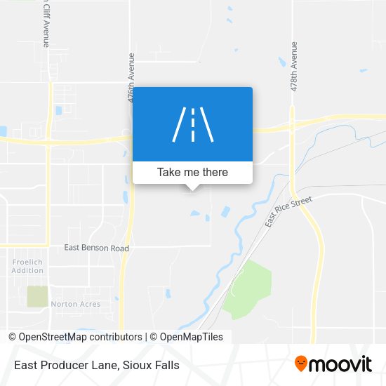 Mapa de East Producer Lane