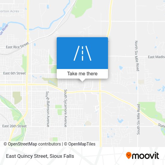 Mapa de East Quincy Street
