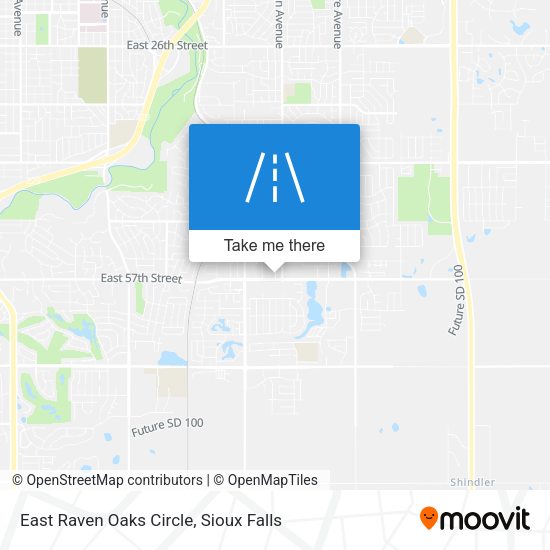 East Raven Oaks Circle map