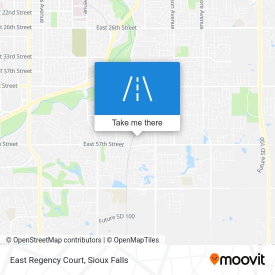 Mapa de East Regency Court