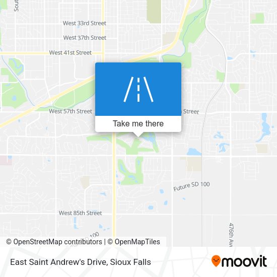 East Saint Andrew's Drive map