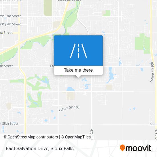 East Salvation Drive map