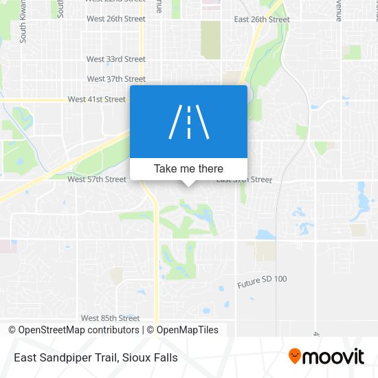 Mapa de East Sandpiper Trail