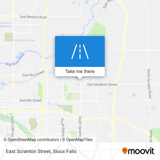 Mapa de East Scranton Street
