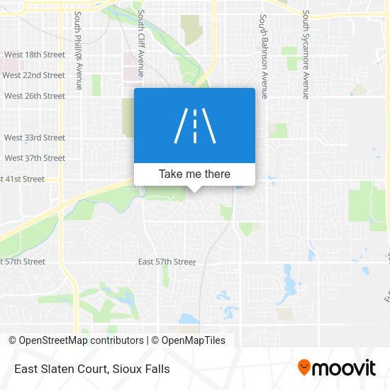East Slaten Court map