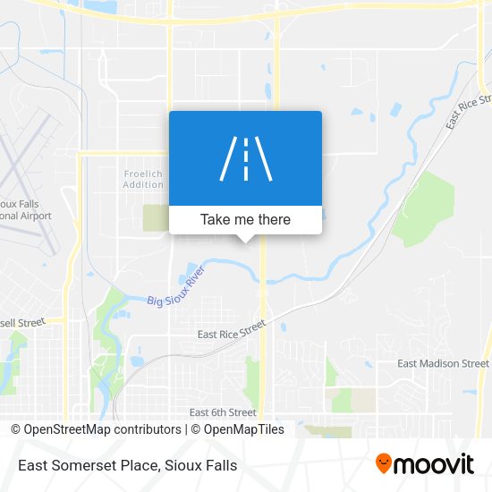 Mapa de East Somerset Place