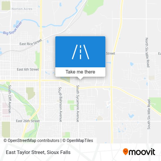 Mapa de East Taylor Street