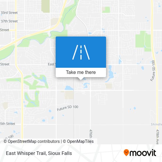 Mapa de East Whisper Trail