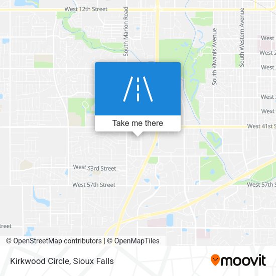 Kirkwood Circle map