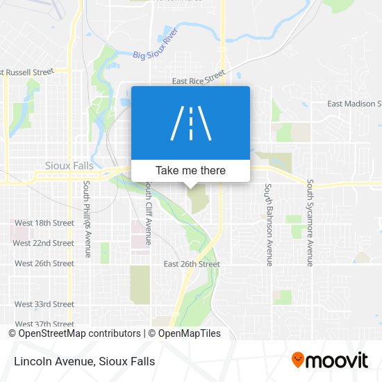 Lincoln Avenue map