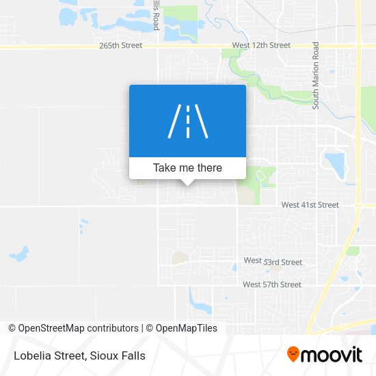Lobelia Street map