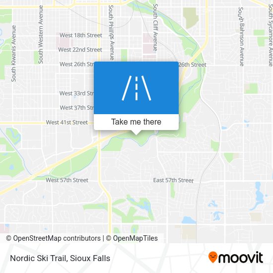 Nordic Ski Trail map