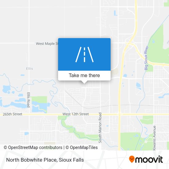 Mapa de North Bobwhite Place