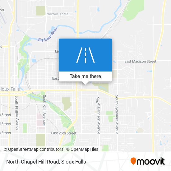 North Chapel Hill Road map