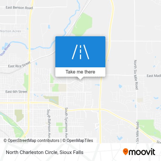 North Charleston Circle map