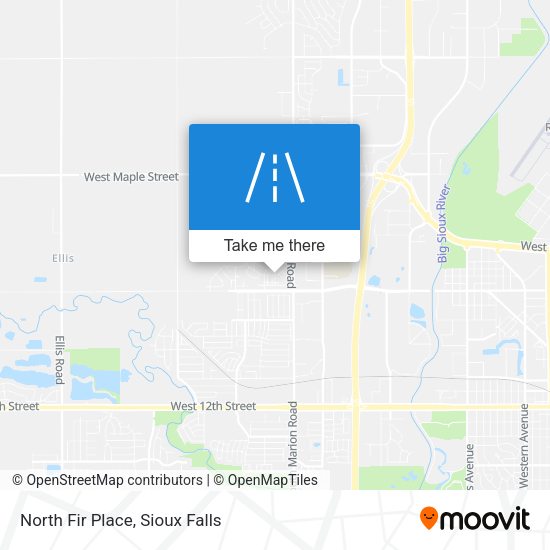 North Fir Place map