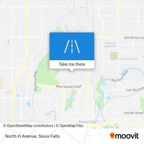 Mapa de North H Avenue