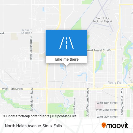 North Helen Avenue map