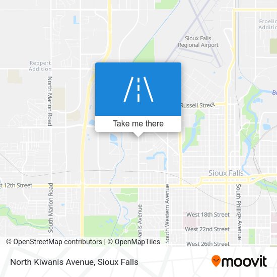 North Kiwanis Avenue map