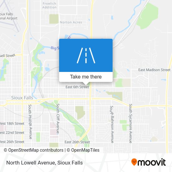 Mapa de North Lowell Avenue