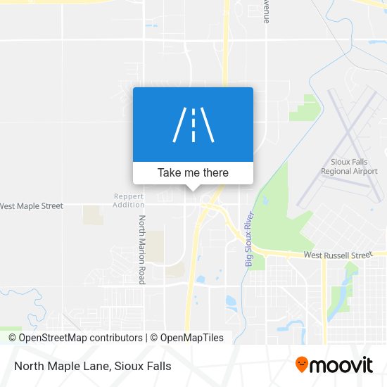 Mapa de North Maple Lane