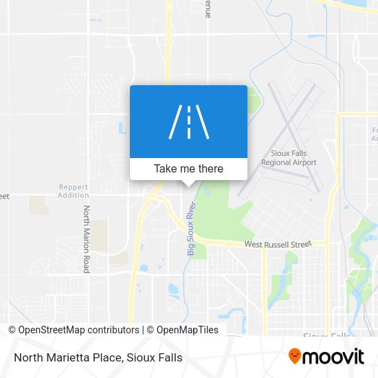 North Marietta Place map