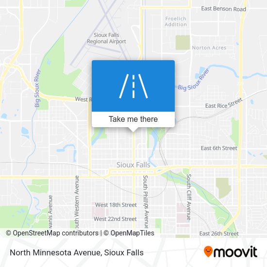 North Minnesota Avenue map