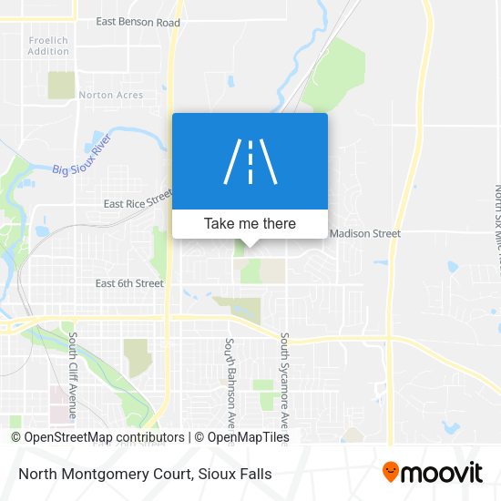 North Montgomery Court map