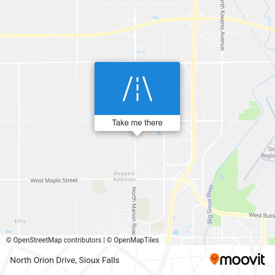 Mapa de North Orion Drive