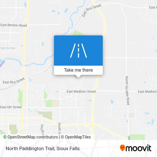 North Paddington Trail map