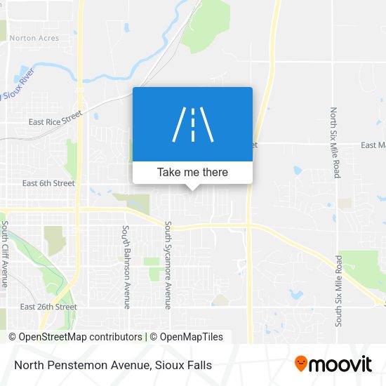 Mapa de North Penstemon Avenue