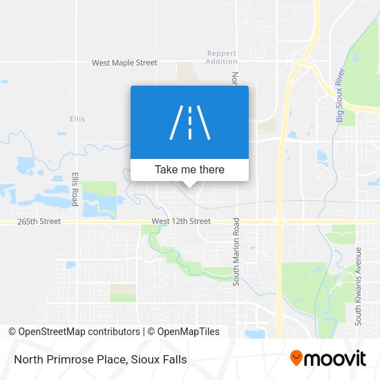 Mapa de North Primrose Place