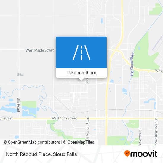 Mapa de North Redbud Place