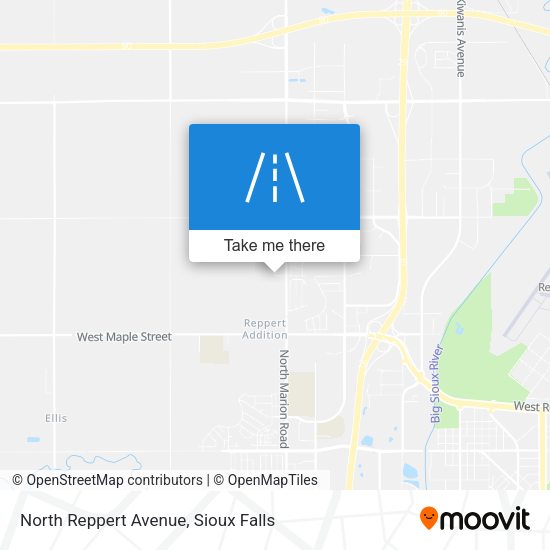 Mapa de North Reppert Avenue