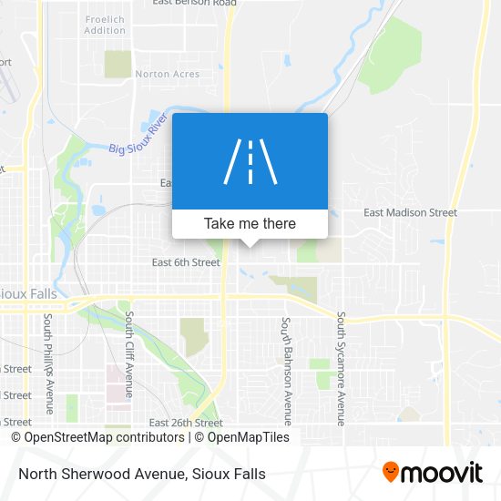 Mapa de North Sherwood Avenue