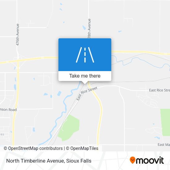 Mapa de North Timberline Avenue